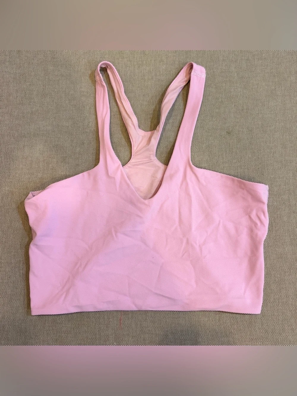 lululemon athletica Bend This V and Racer Bra in vitapink